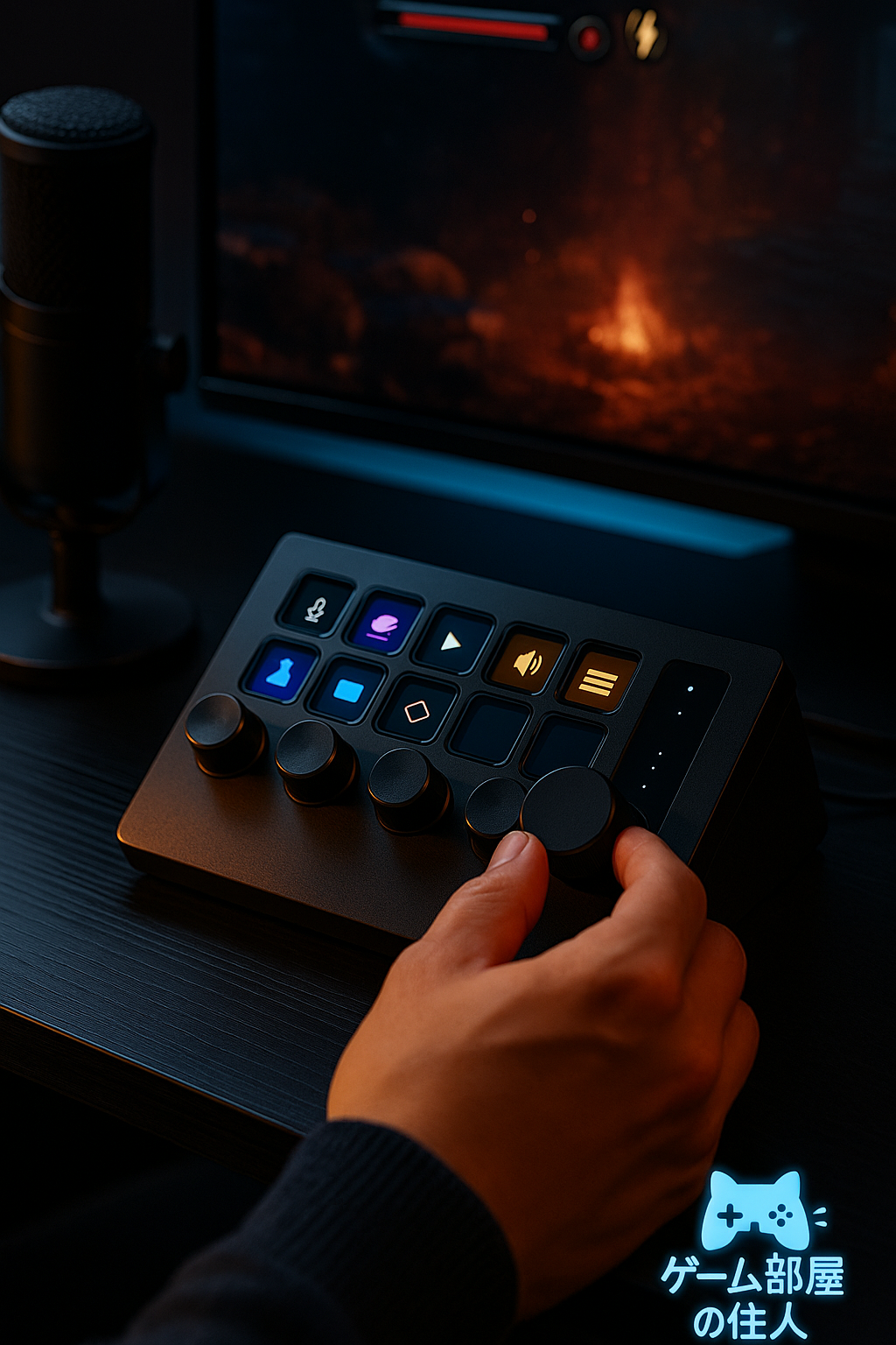 Elgato Stream Deck+ レビュー｜配信中の使用シーン