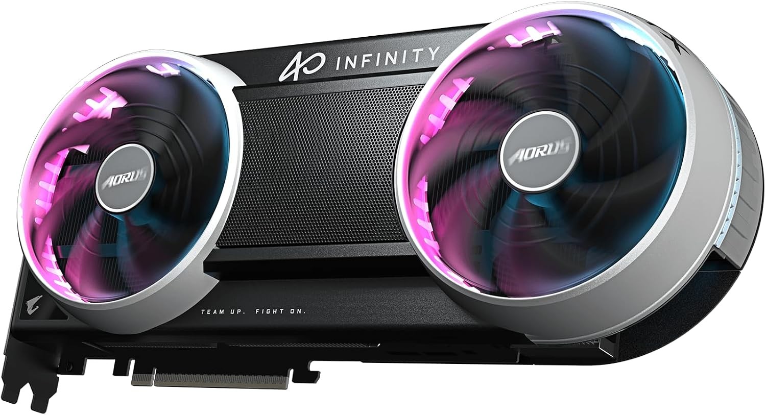 AORUS GeForce RTX 5080 INFINITYの正面画像