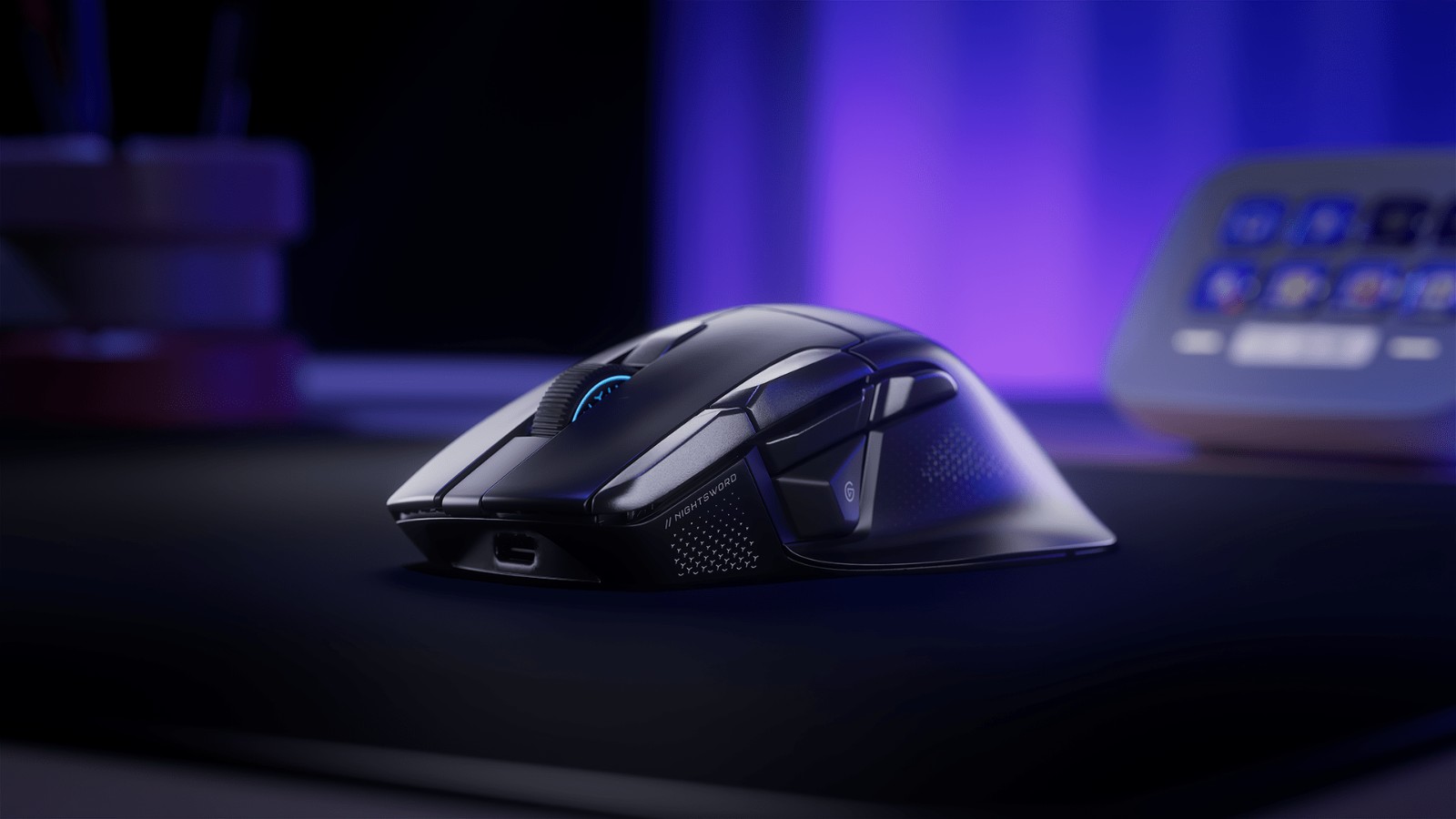 NIGHTSWORD v2 WIRELESS SDのサムレスト