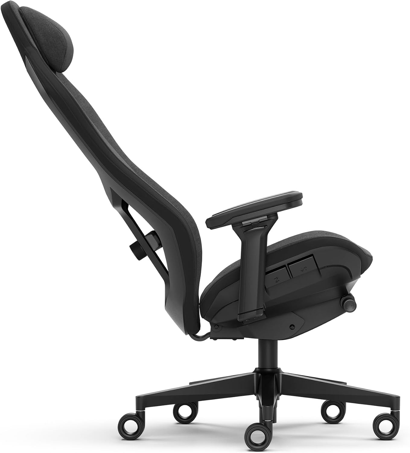Fractal Design Refine 2をリクライニングさせた状態の側面