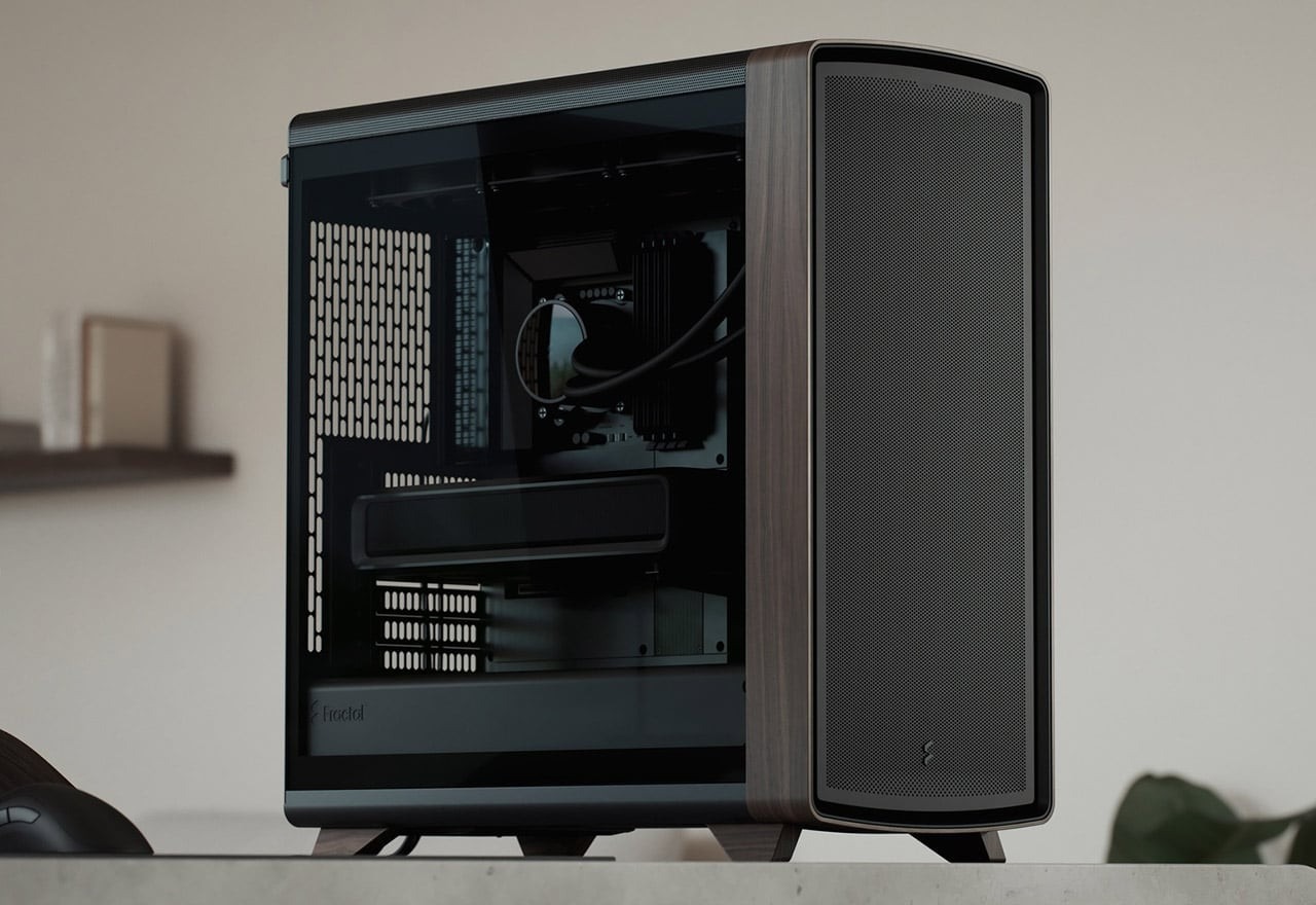 Fractal Design Summitを部屋に置いた設置イメージ