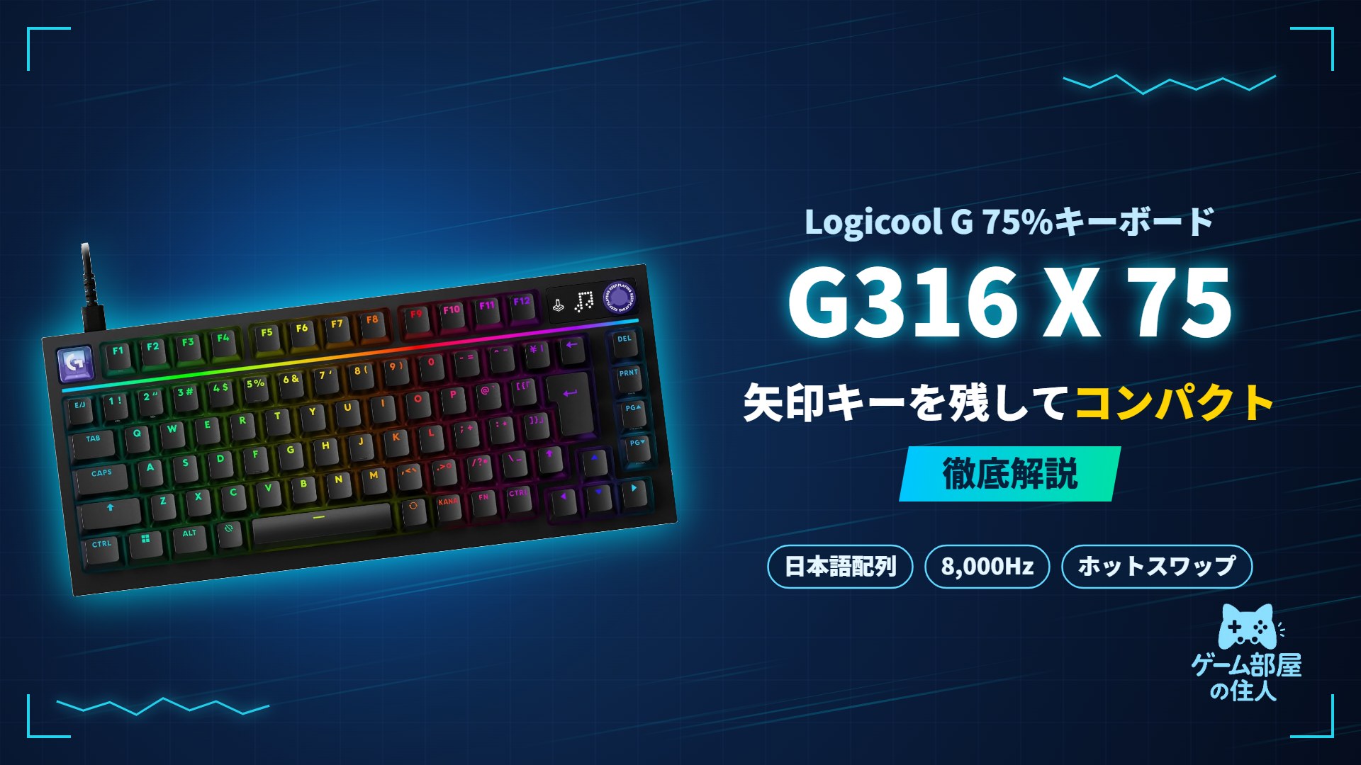 Logicool G G316 X 75 徹底解説