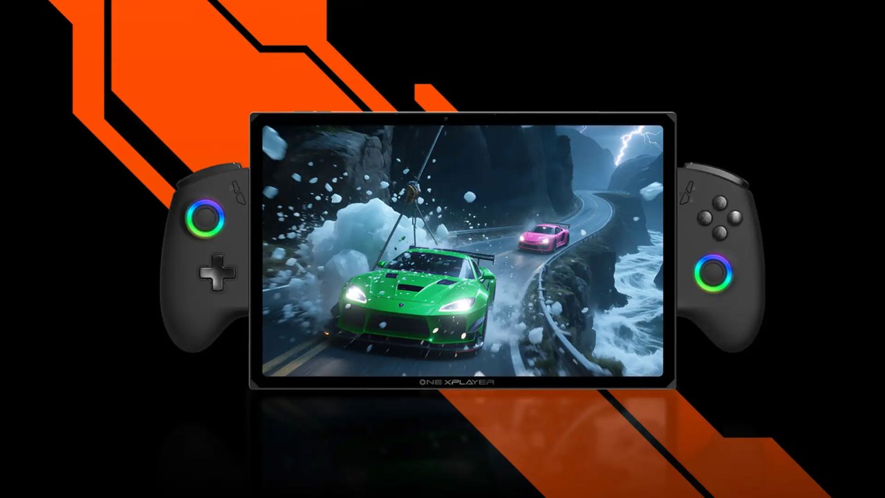 OneXPlayer X2 Airにコントローラーを取り付けたポータブルゲーミングPCモード